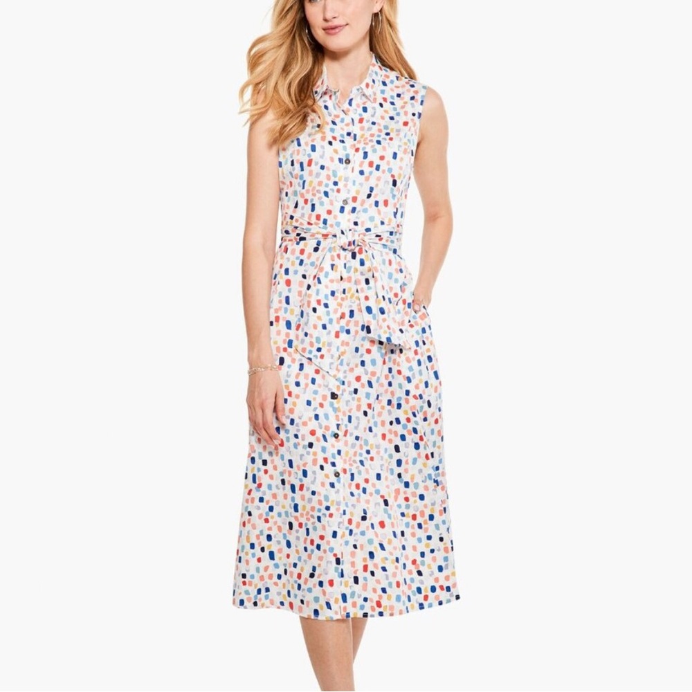 NIC+ZOE Seaglass Shirt Dress